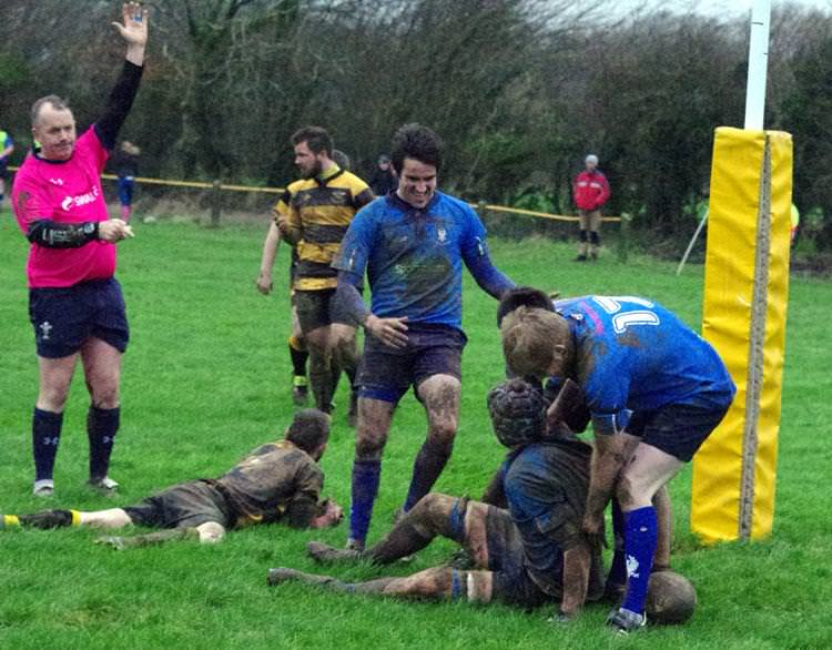 Blues retain Bishop Cup with six-try romp over Wasps